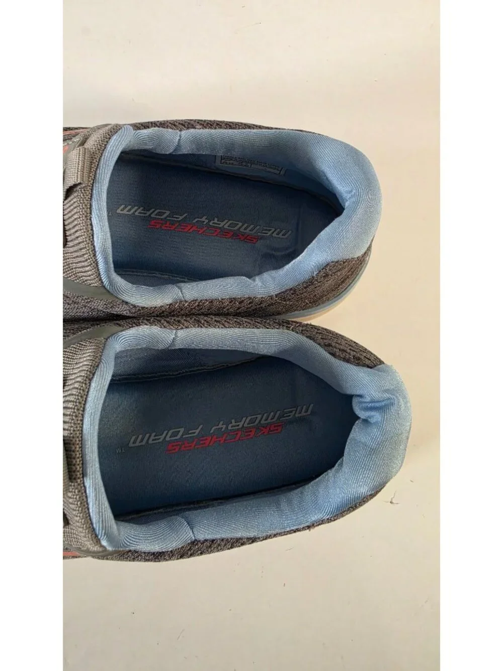 SKECHERS SUMMITS FUN FLAIR GRAY SLIP ON SNEAKERS WOMEN ATHLETIC RUNNING SHOES 9